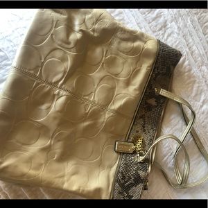 Coach Leather Tote Purse